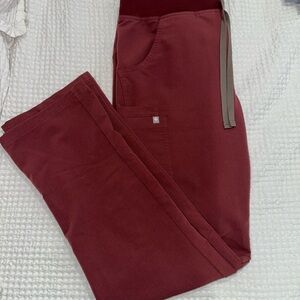 Figs Women's Burgundy Joggers